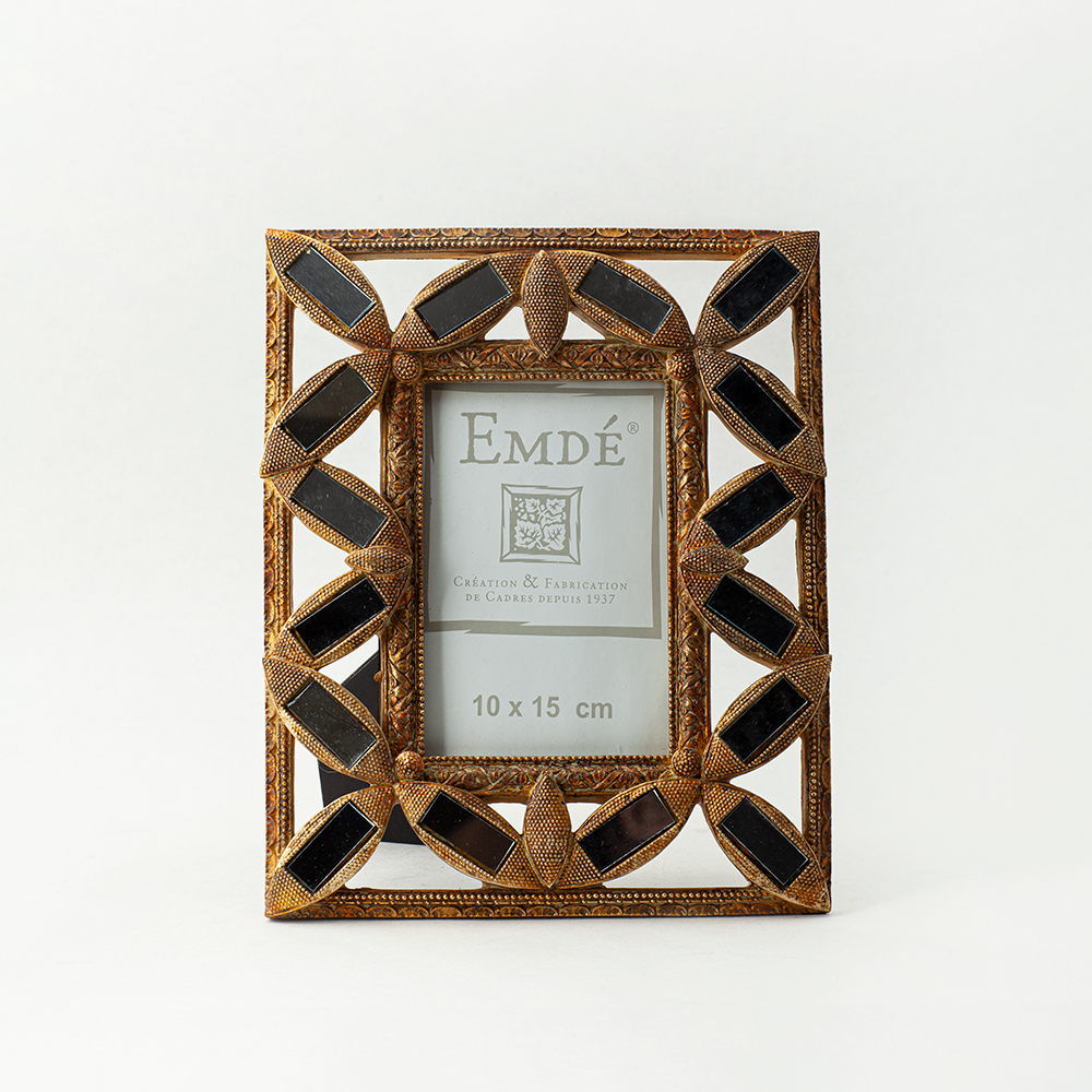Рамка ЗЕРКАЛЬНЫЙ УЗОР gold 10×15