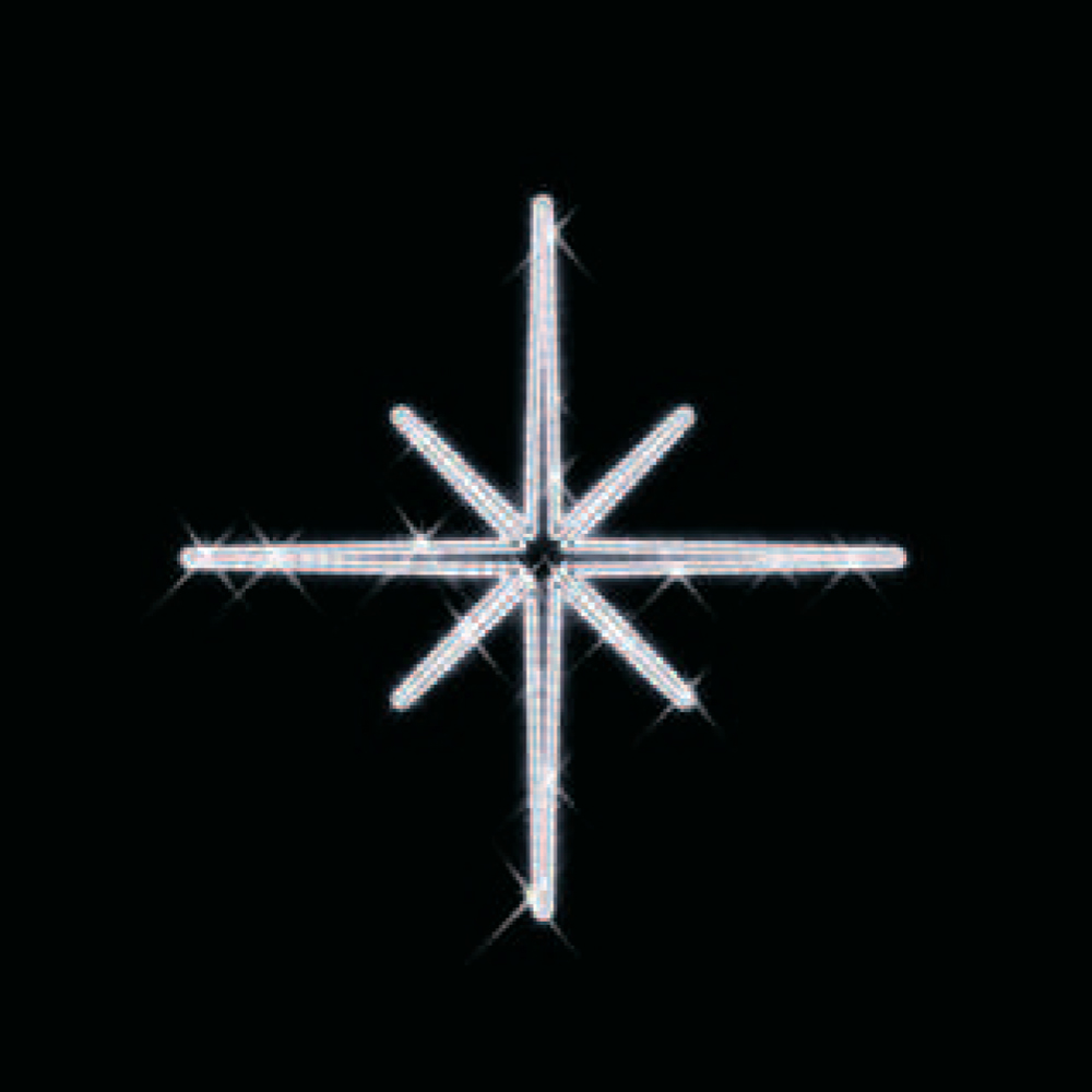 2D мотив ЗВЕЗДА АСТЕРО LED w listing image